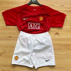 Manchester United 08/09 Home Model NIKE Little Boys 3 piece Kit